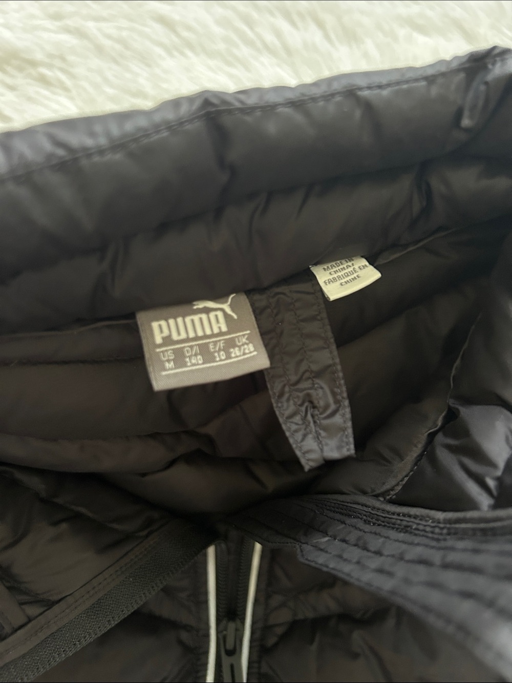 PUMA Kids Down Puffer Jacket Black-M - Picture 2 of 4